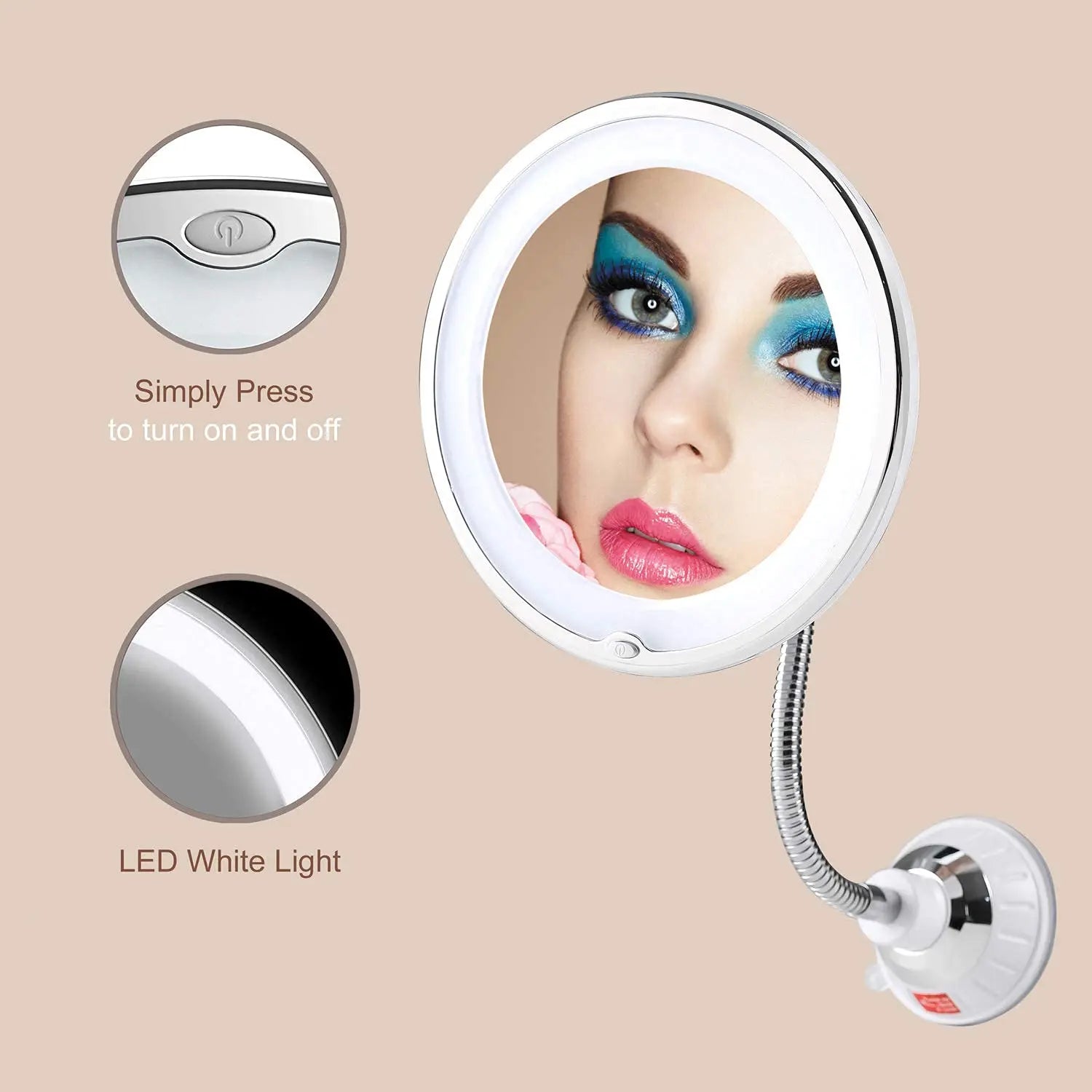 LED Lighted Makeup Mirror