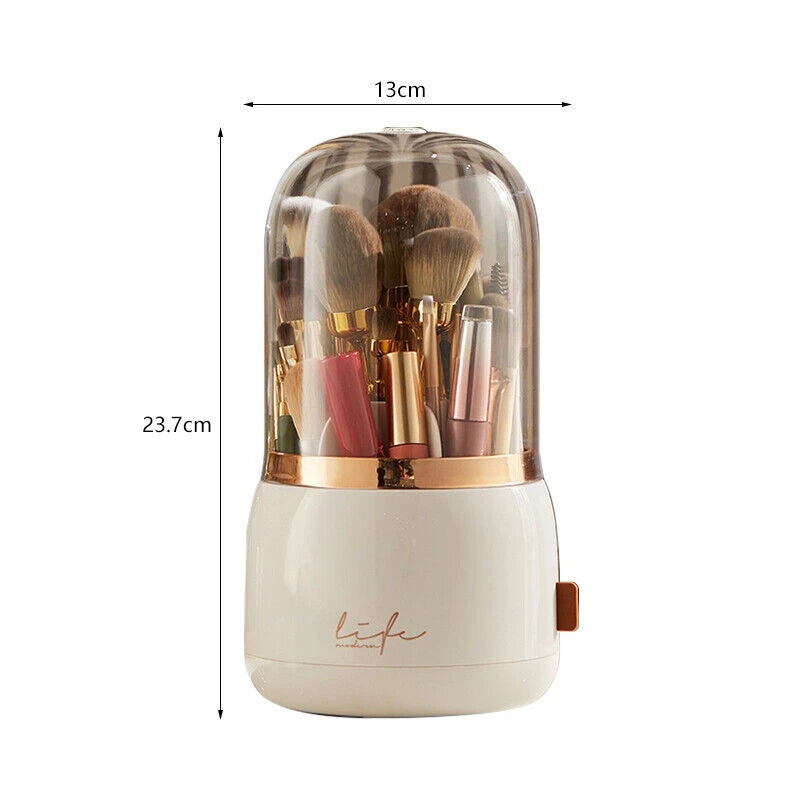 Rotating Makeup Brushes Holder