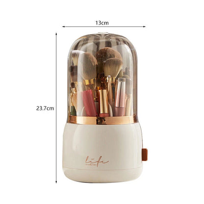 Rotating Makeup Brushes Holder