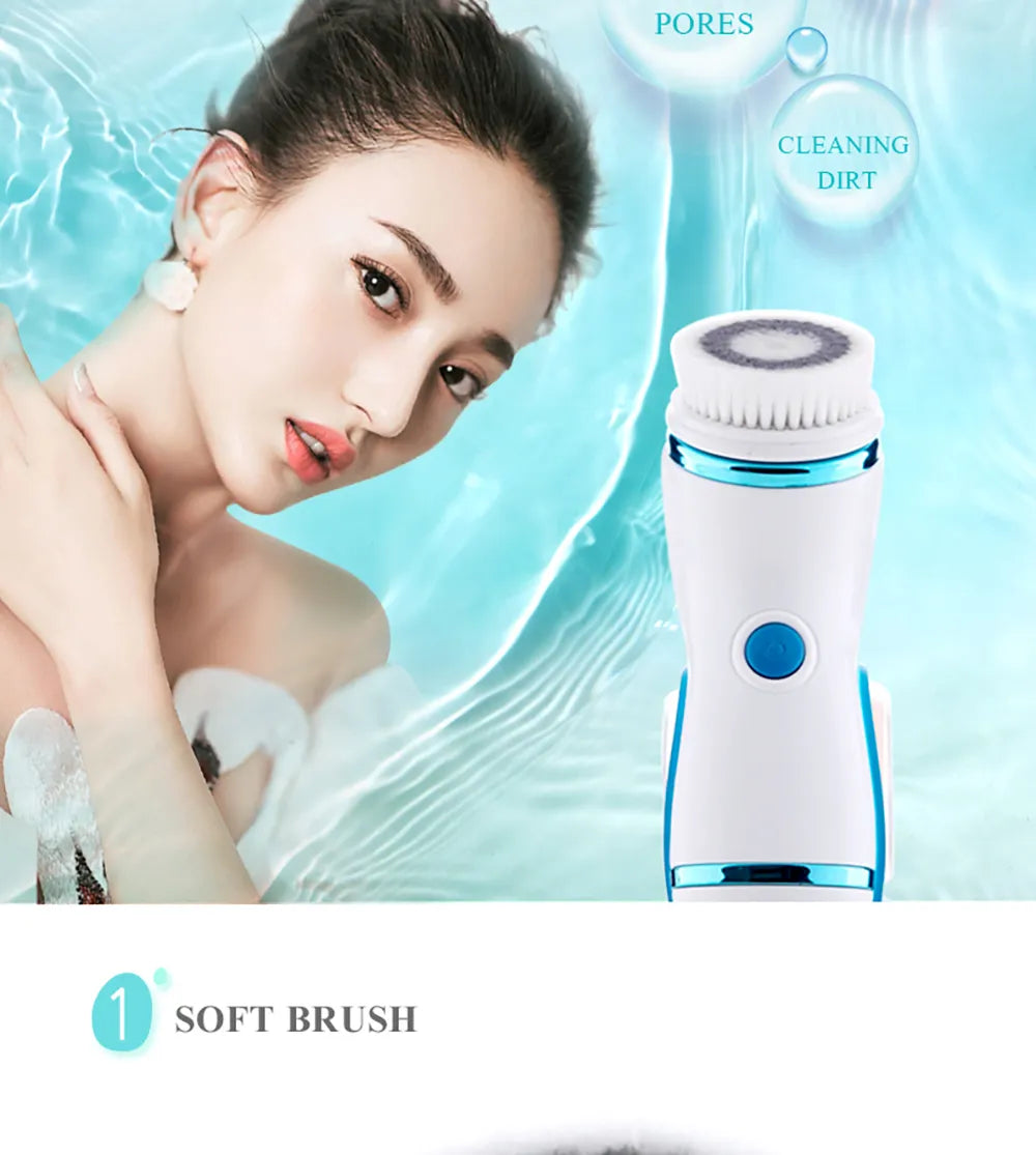 4 in 1 Electric Facial Cleansing