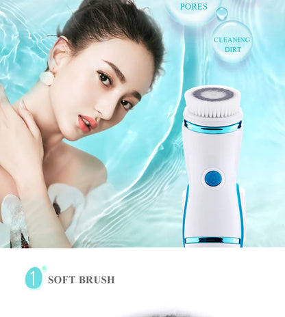 4 in 1 Electric Facial Cleansing